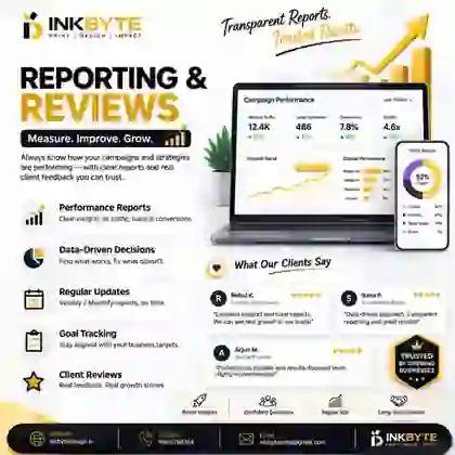 Digital marketing reporting and reviews by InkByte